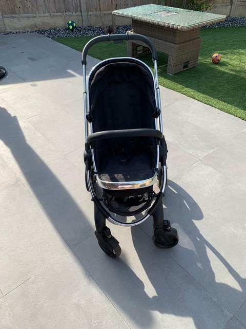 icandy peach twin carrycot black magic